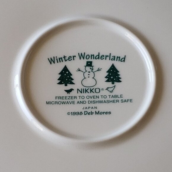Nikko - Winter Wonderland by Deb Mores Round Serving Platter - Picture 4 of 4